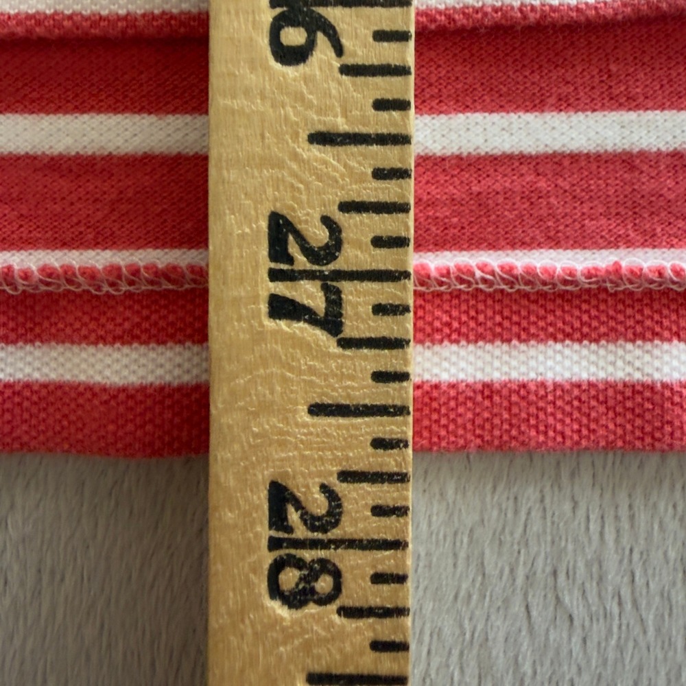 Polo Ralph Lauren Polo Shirt Mens Small Red White Striped Short Sleeve Pony Logo - Picture 8 of 9